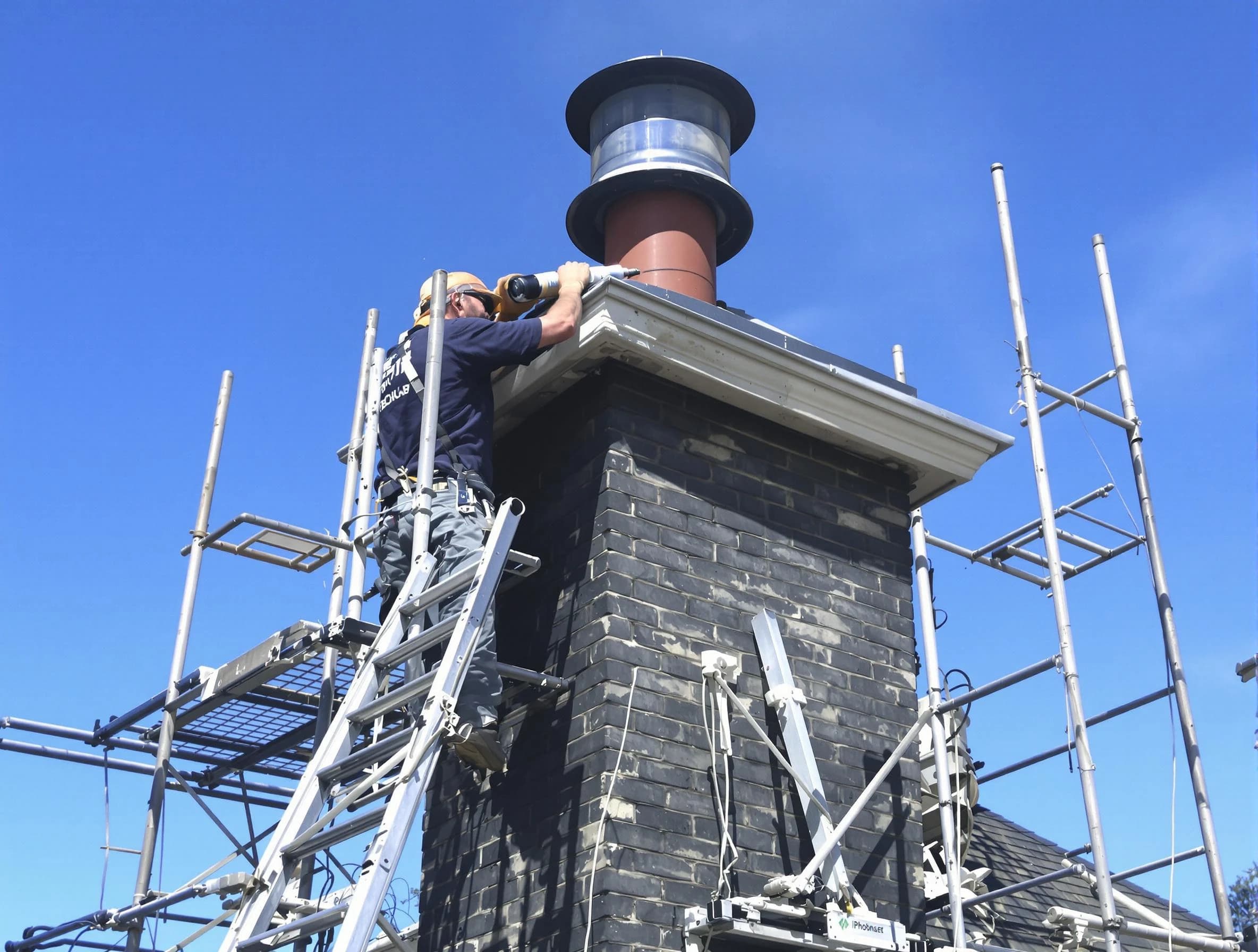 Sturdy chimney crown finished by Pinson Chimney Sweep in Pinson, AL