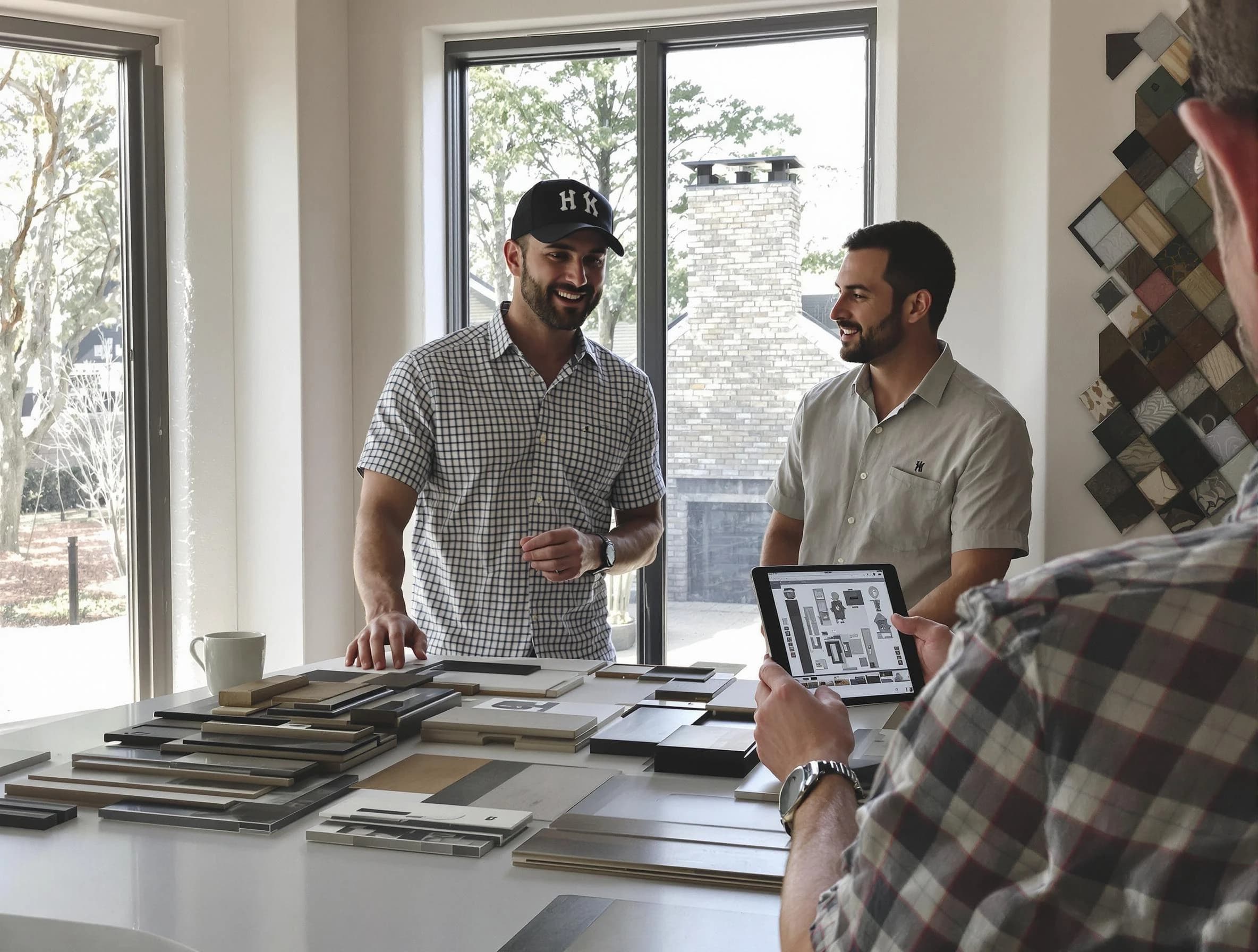 Pinson Chimney Sweep remodeling a chimney and fireplace in Pinson, AL