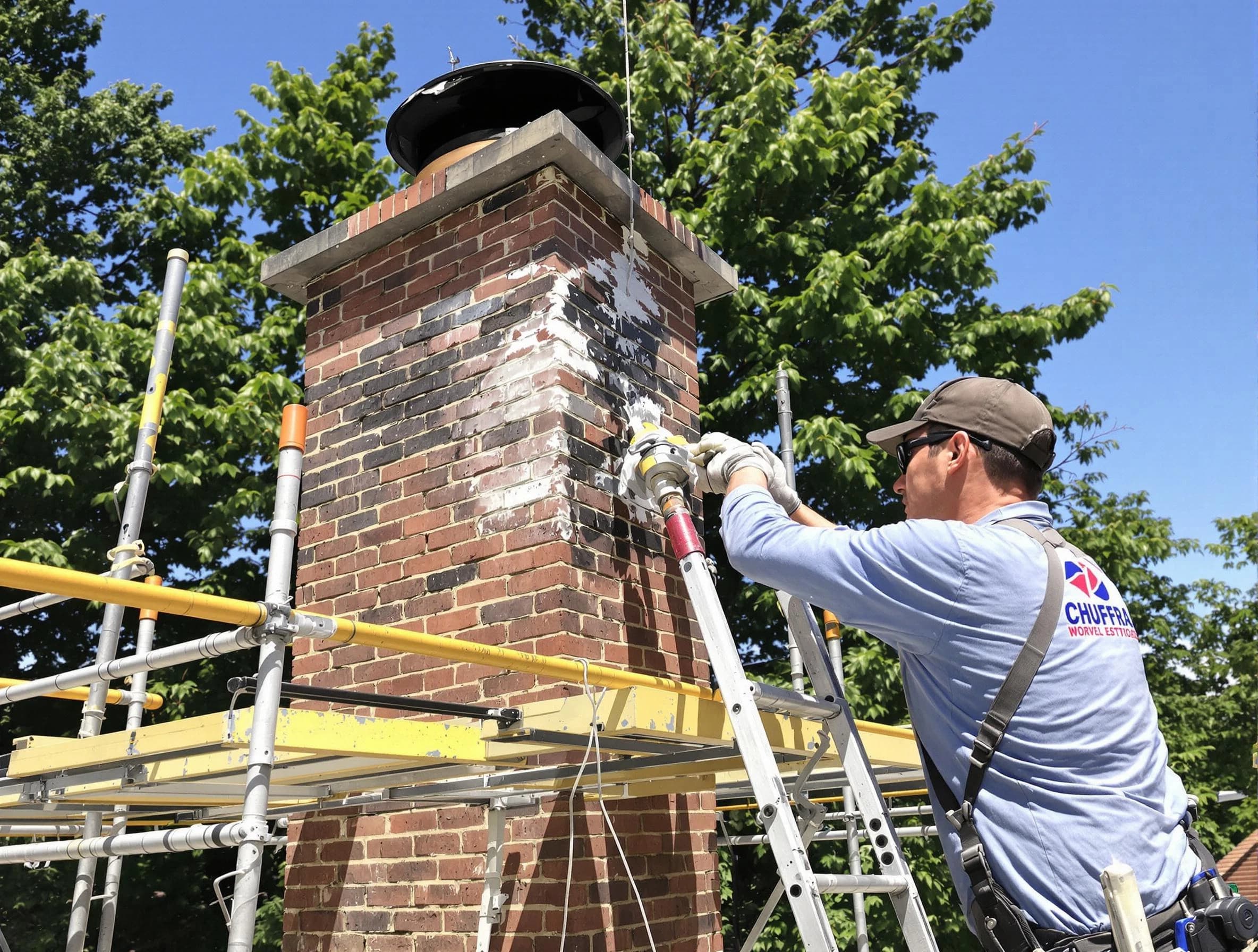 Structural chimney repair by Pinson Chimney Sweep in Pinson, AL