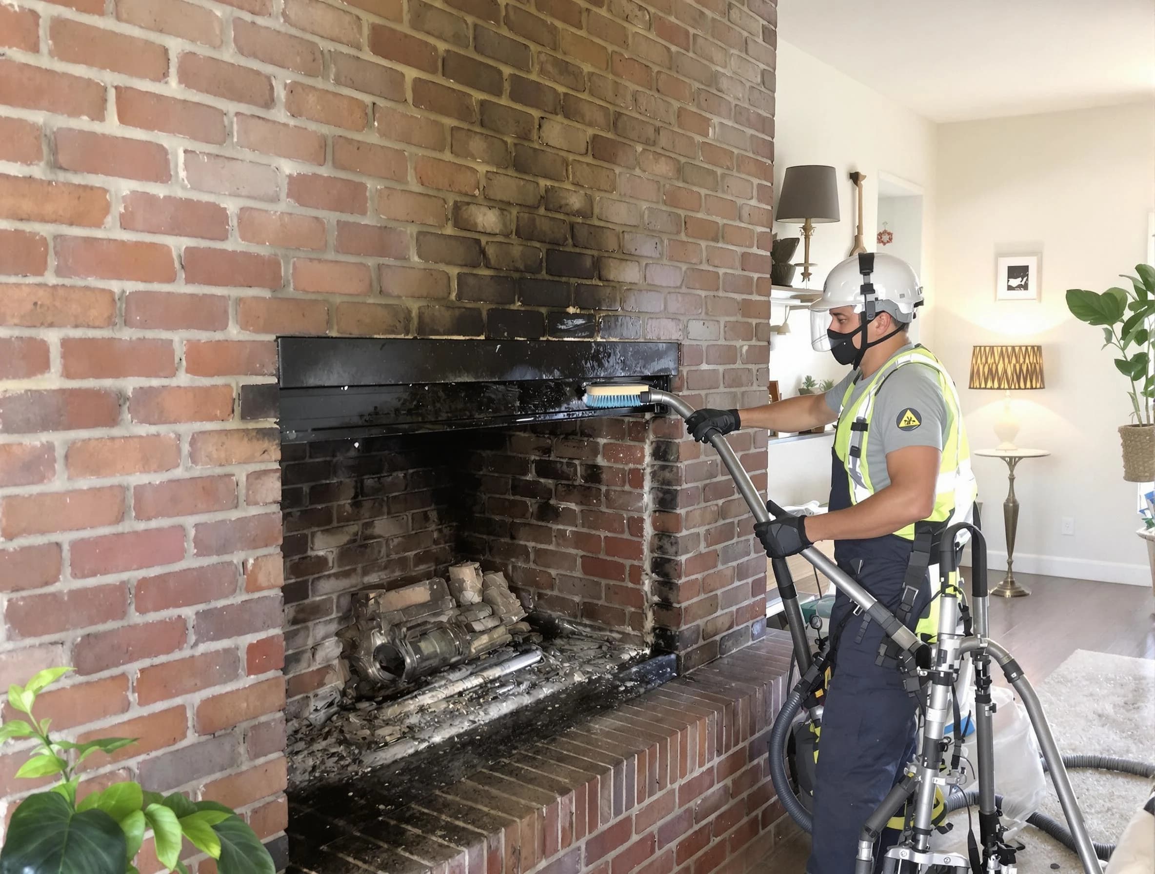 Pinson Chimney Sweep providing fireplace cleaning services in Pinson, AL