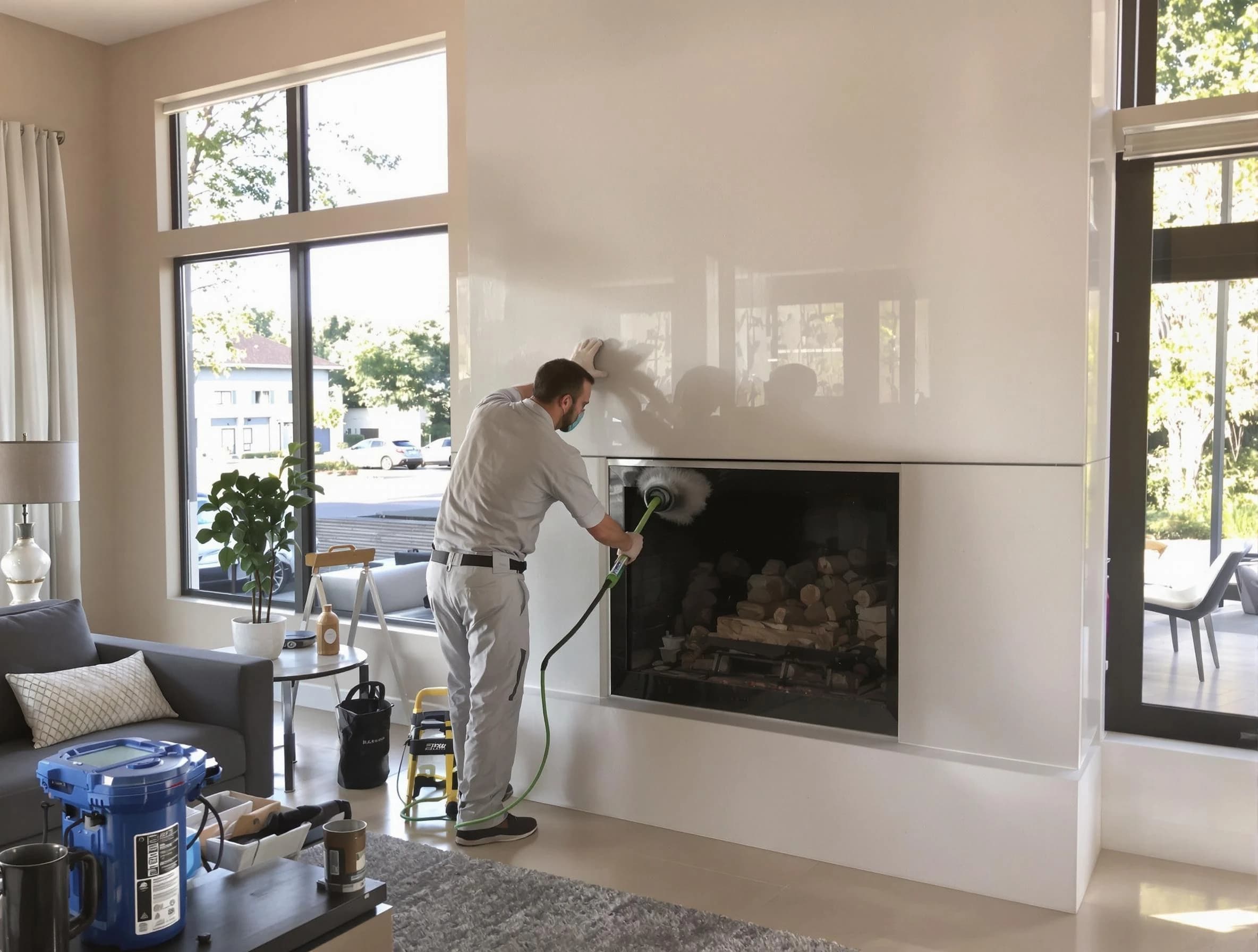 Pinson Chimney Sweep performing thorough soot removal in Pinson, AL