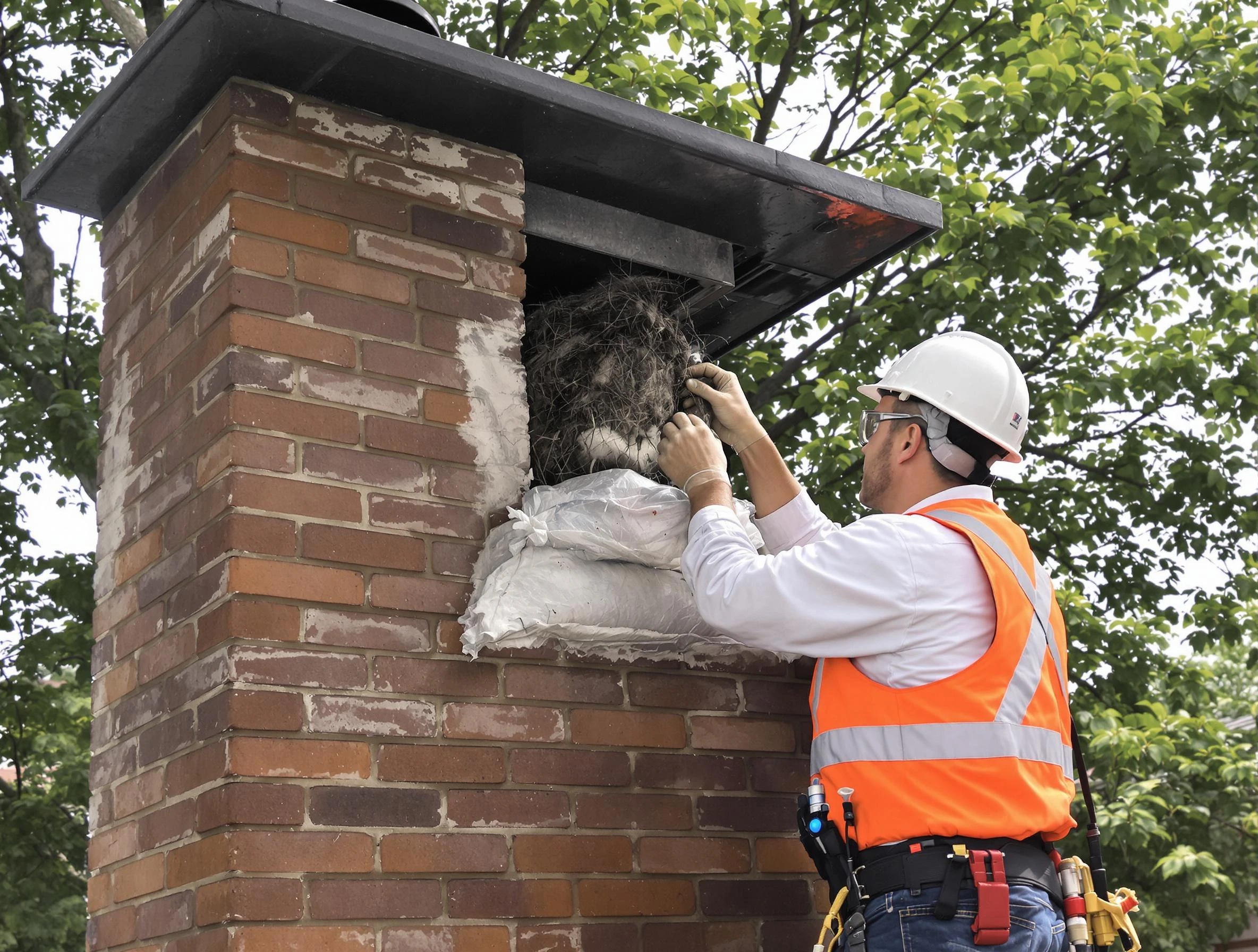 Humane removal of debris and animals by Pinson Chimney Sweep in Pinson, AL