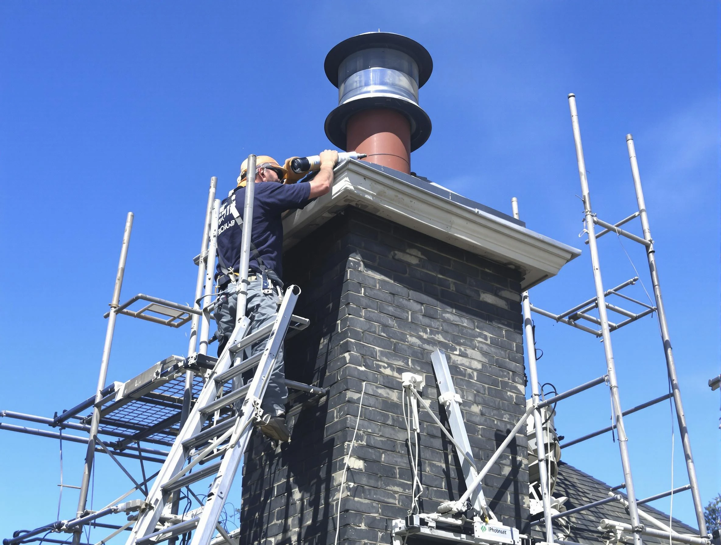 Sturdy chimney crown finished by Pinson Chimney Sweep in Pinson, AL